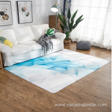 ins simple living room carpet coffee table blanket